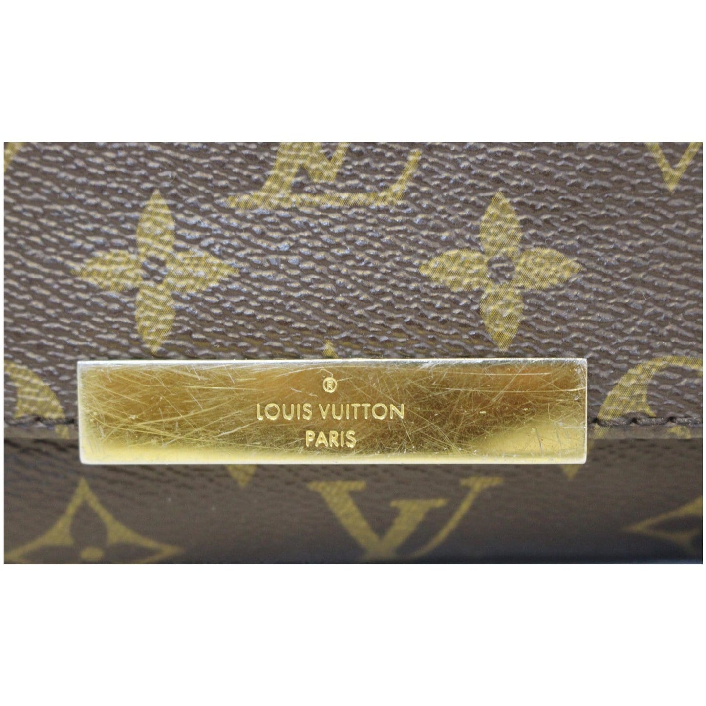 LOUIS VUITTON Favorite PM Monogram Canvas Crossbody Bag Brown