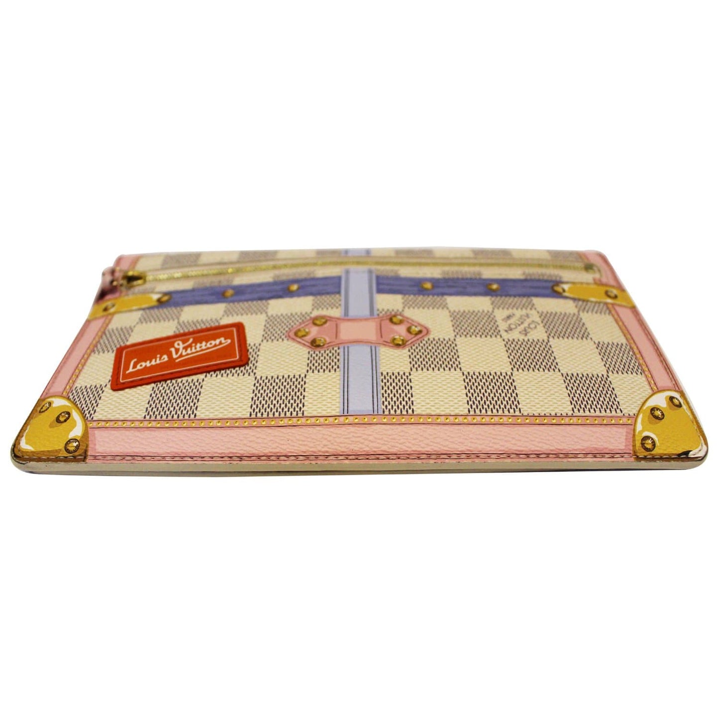 LOUIS VUITTON Summer Trunks Pochette Weekend Damier Azur Shoulder Bag