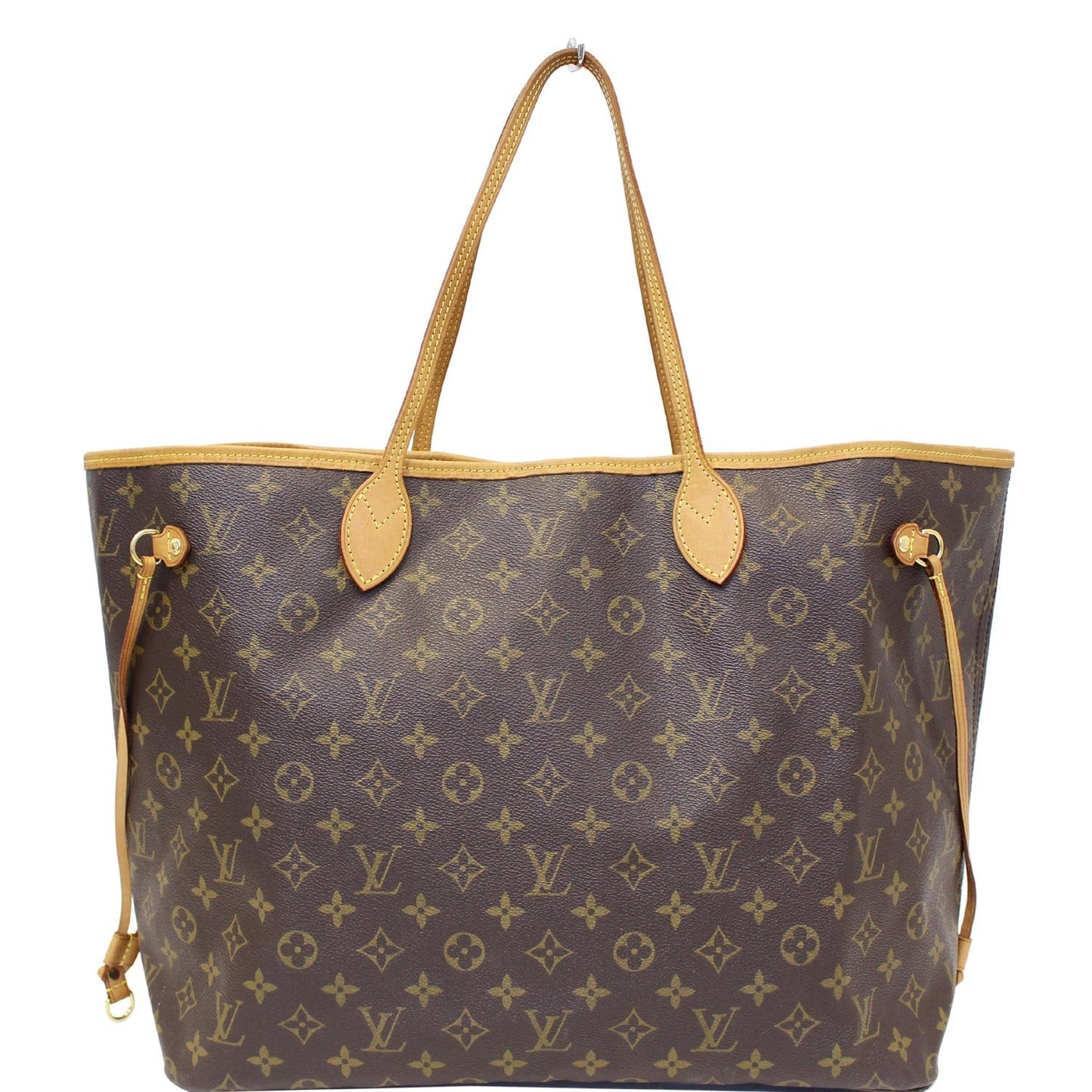 LOUIS VUITTON Neverfull GM Monogram Canvas Tote Shoulder Bag Brown