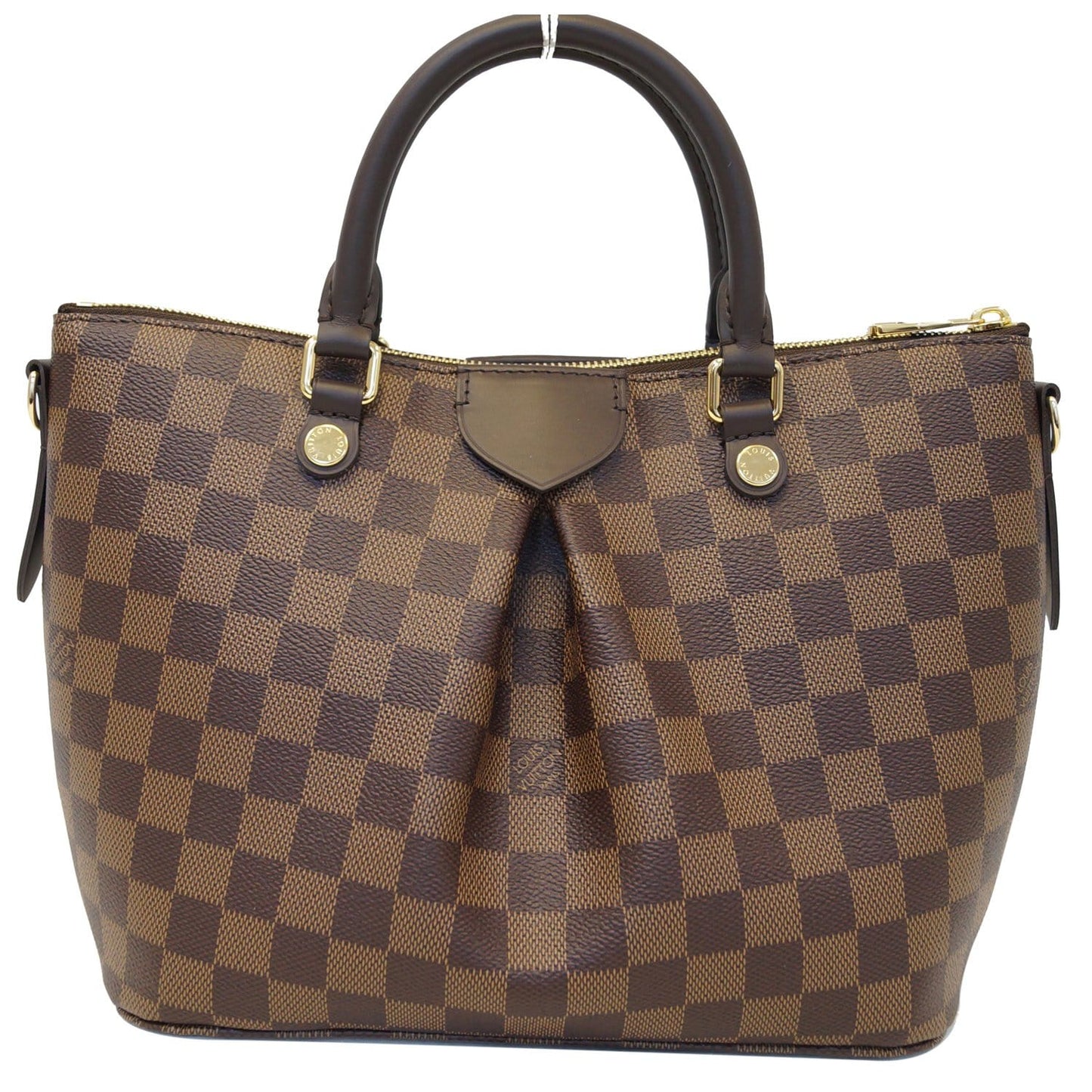 LOUIS VUITTON Siena PM Damier Ebene Shoulder Bag Brown