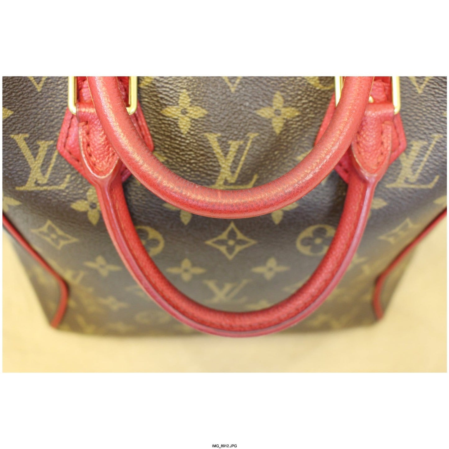 LOUIS VUITTON Tournelle PM Monogram Canvas Shoulder Handbag Cerise - 25% OFF
