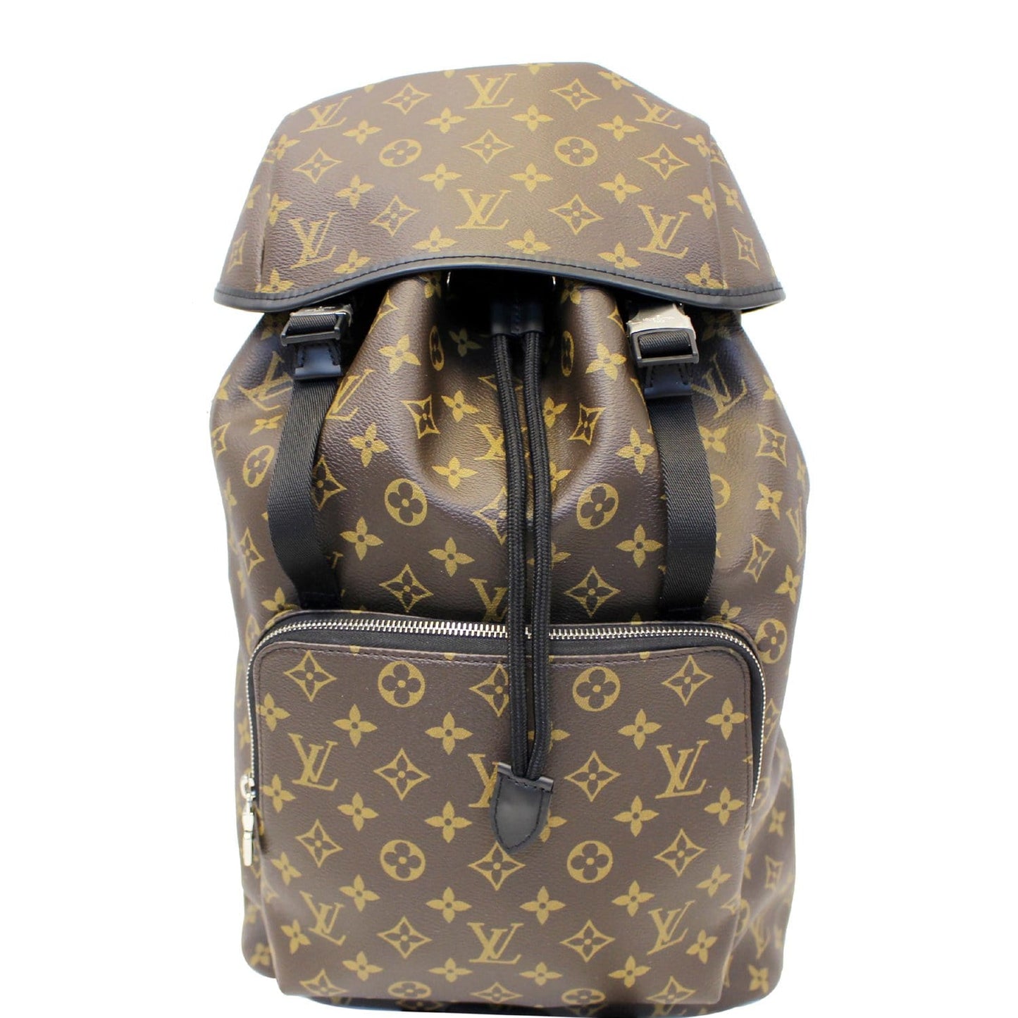LOUIS VUITTON Zack Monogram Macassar Canvas Backpack Bag