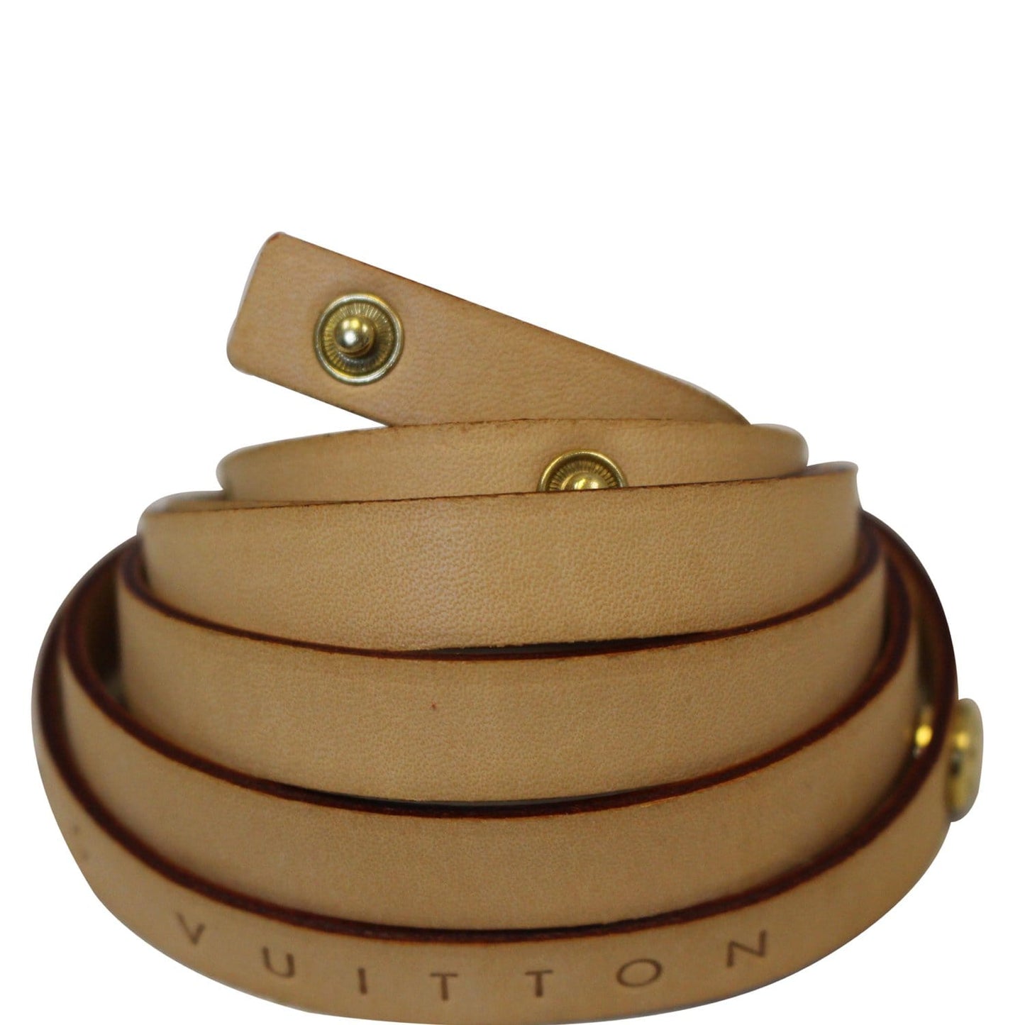 LOUIS VUITTON Leather Replacement Strap For Florentine Beige