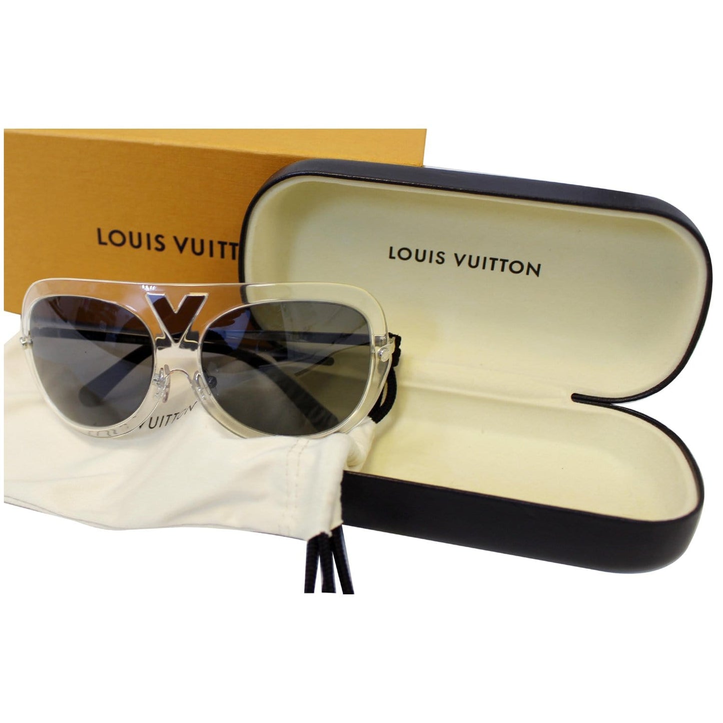 LOUIS VUITTON Aviators Sunglasses Gray