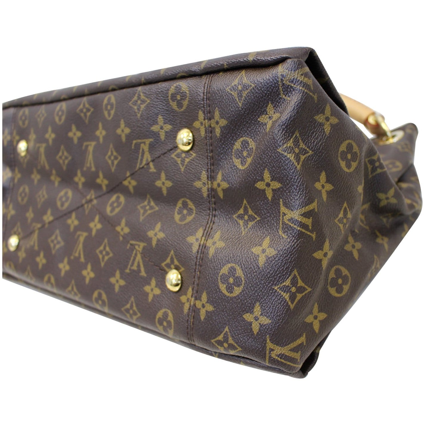 LOUIS VUITTON Artsy MM Monogram Canvas Hobo Brown Shoulder Bag