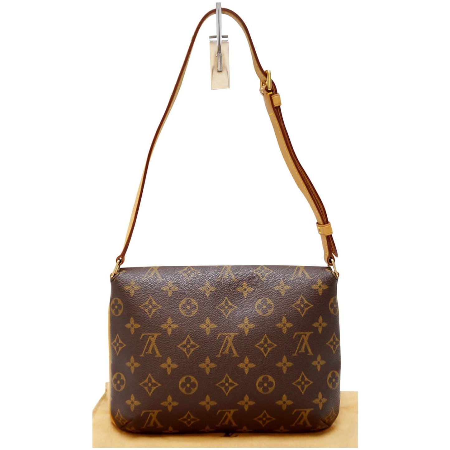 LOUIS VUITTON Musette Tango Monogram Canvas Short Strap Shoulder Bag Brown