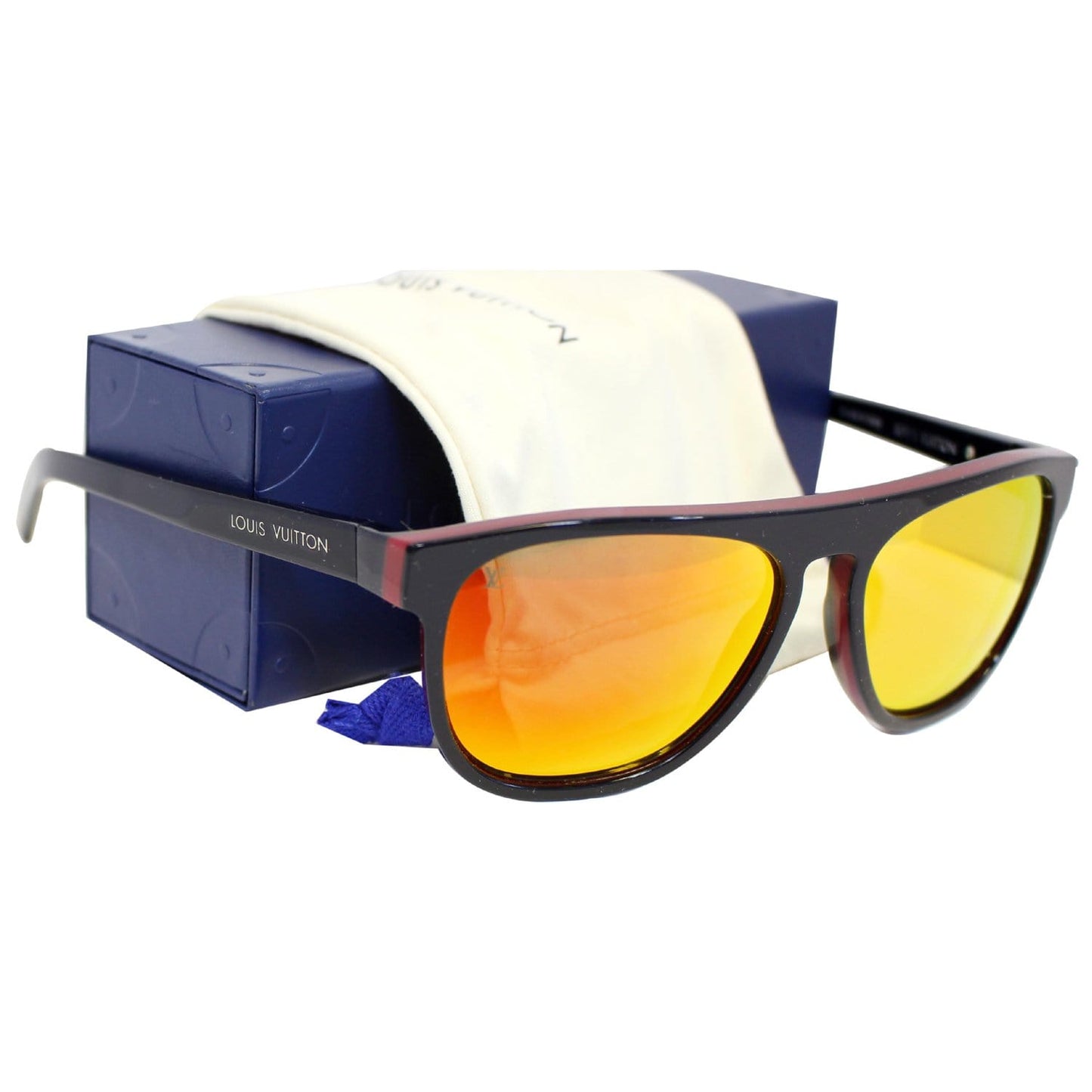 Louis Vuitton Oliver Sunglasses Z0793W Black/Red