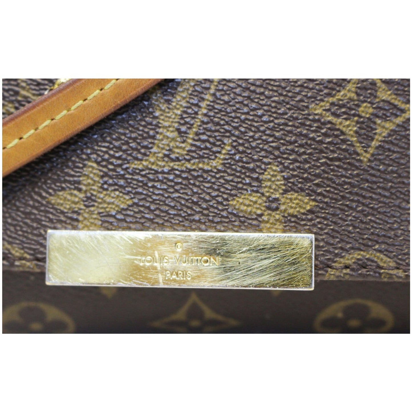 LOUIS VUITTON Favorite PM Monogram Canvas Crossbody Bag Brown