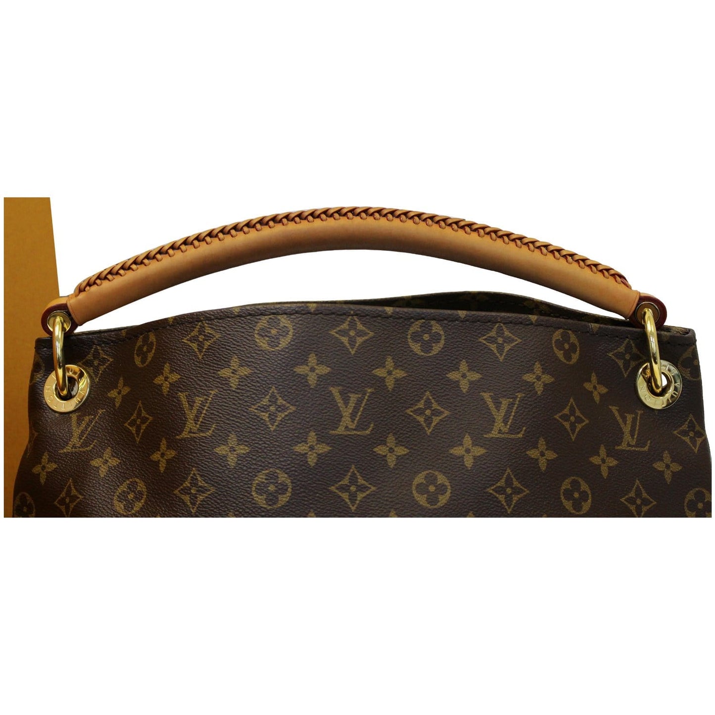 LOUIS VUITTON Artsy MM Monogram Canvas Shoulder Bag Brown