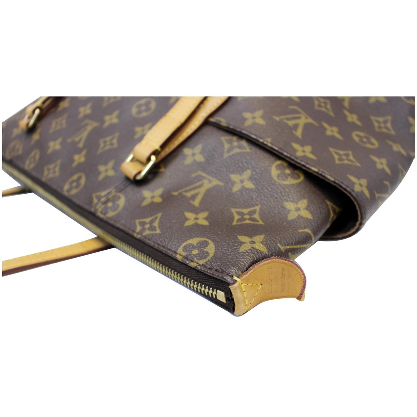 LOUIS VUITTON Totally MM Monogram Canvas Tote Shoulder Bag Brown