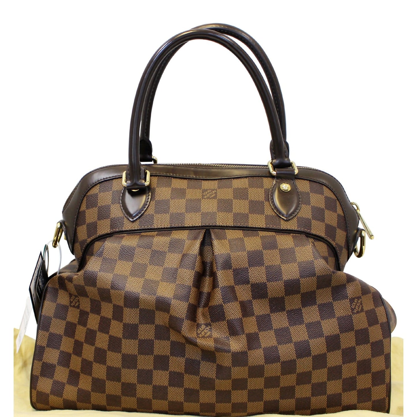 LOUIS VUITTON Trevi GM Damier Ebene 2way Shoulder Handbag