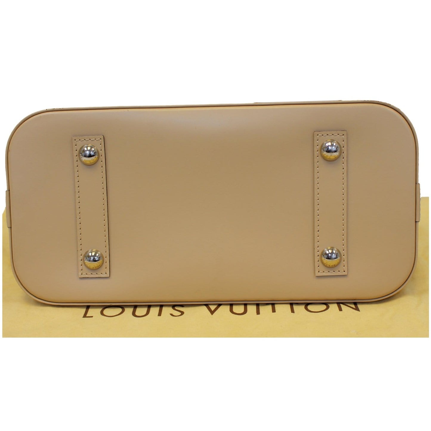 Louis Vuitton Alma Epi Leather Satchel Bag Beige - 25% OFF
