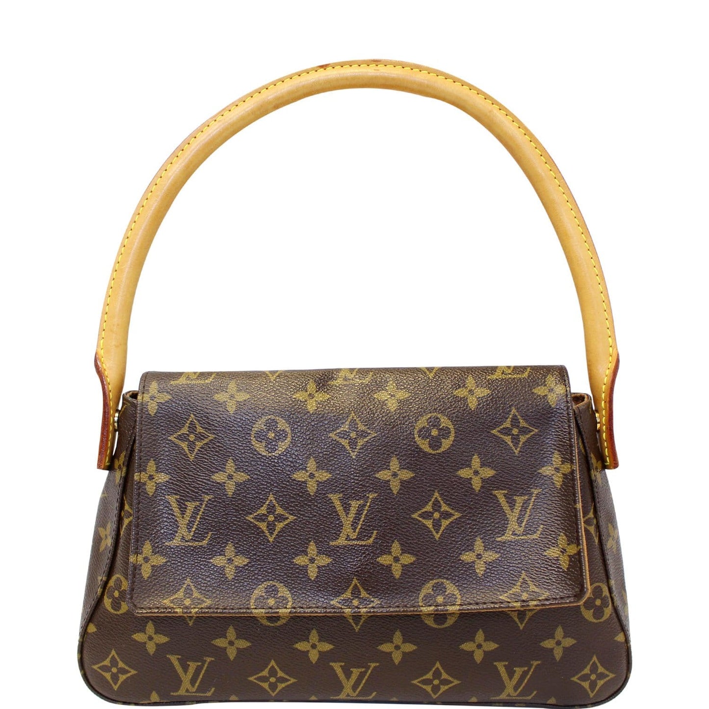 LOUIS VUITTON Looping PM Monogram Canvas Satchel Bag