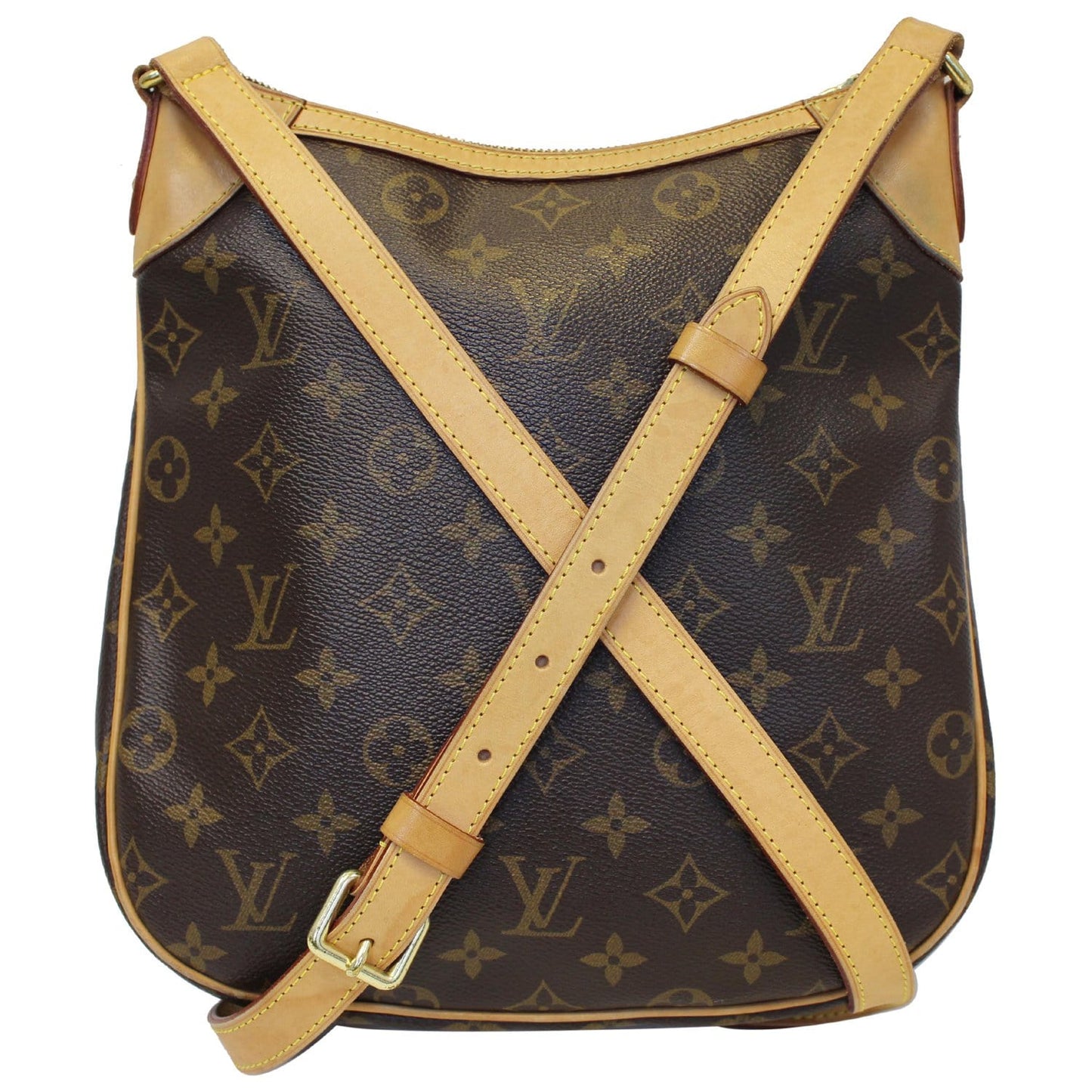 LOUIS VUITTON Odeon PM Monogram Canvas Shoulder Crossbody Bag Brown