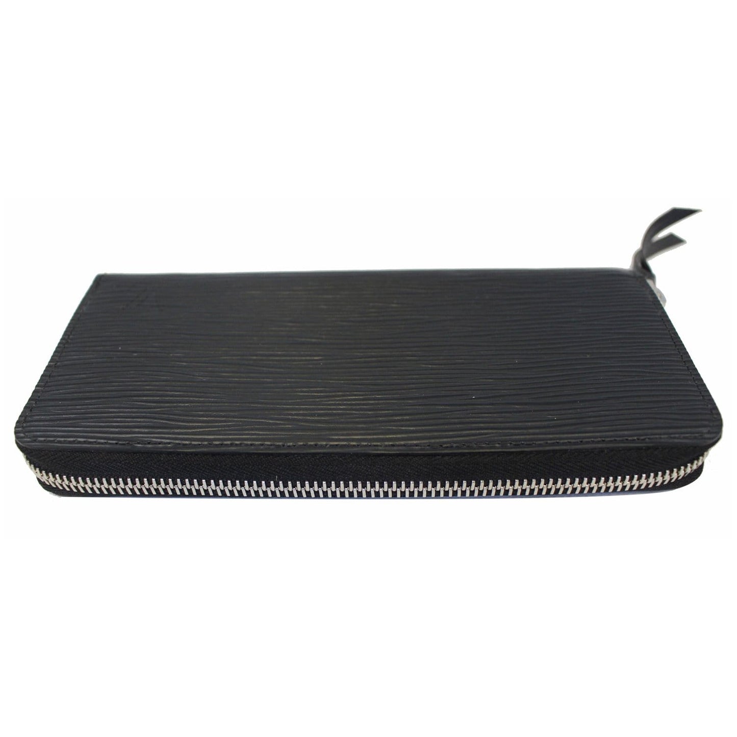 LOUIS VUITTON Clemence Epi Leather Wallet Black