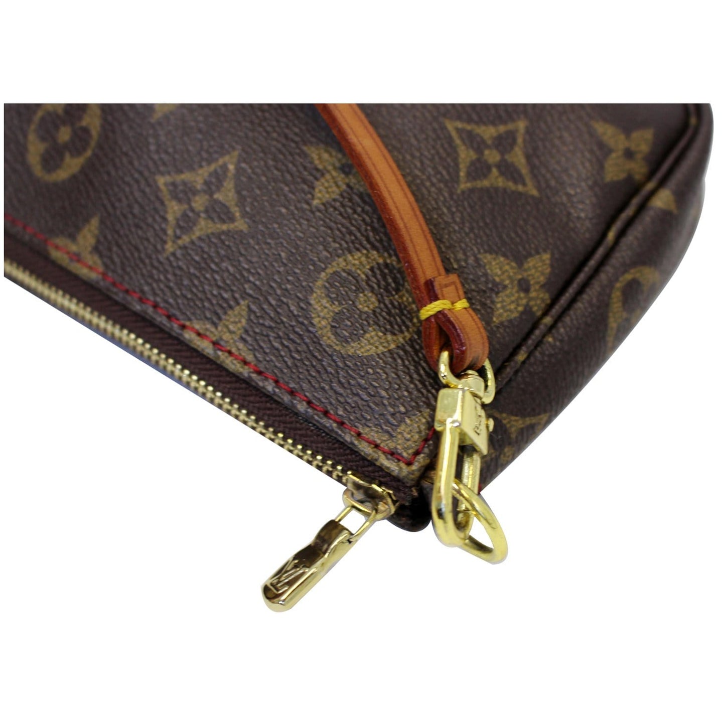 LOUIS VUITTON Pochette Accessoires Monogram Cerises Pouch Bag Brown