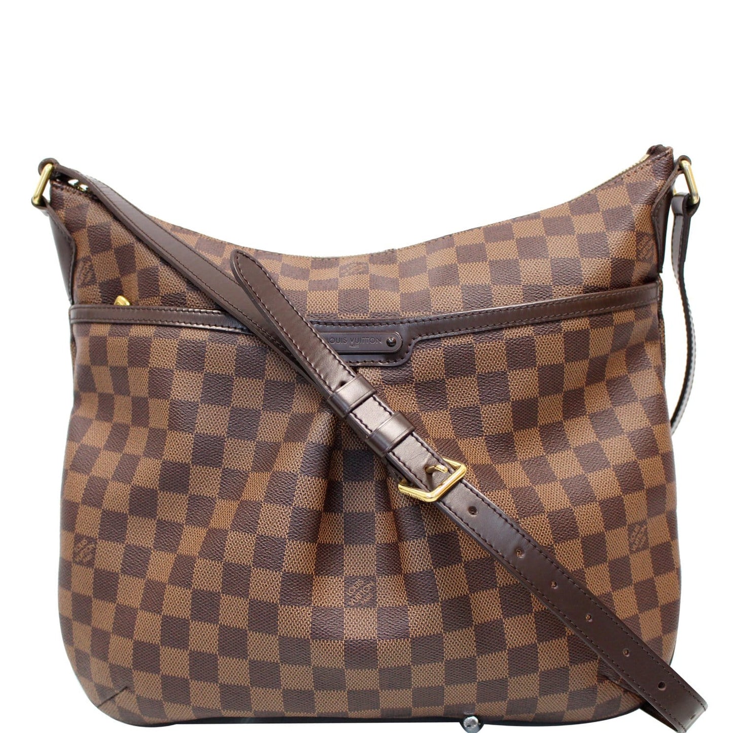 LOUIS VUITTON Bloomsbury GM Damier Ebene Shoulder Crossbody Bag Brown