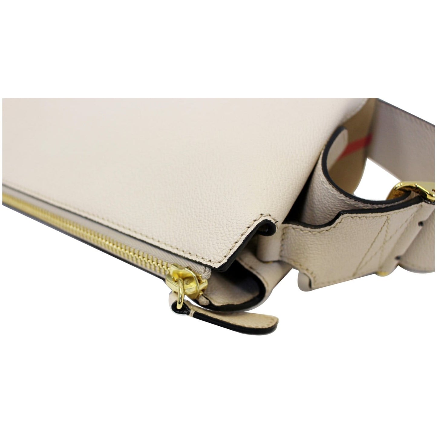 BURBERRY Helmsley House Check Grained Leather Crossbody Bag