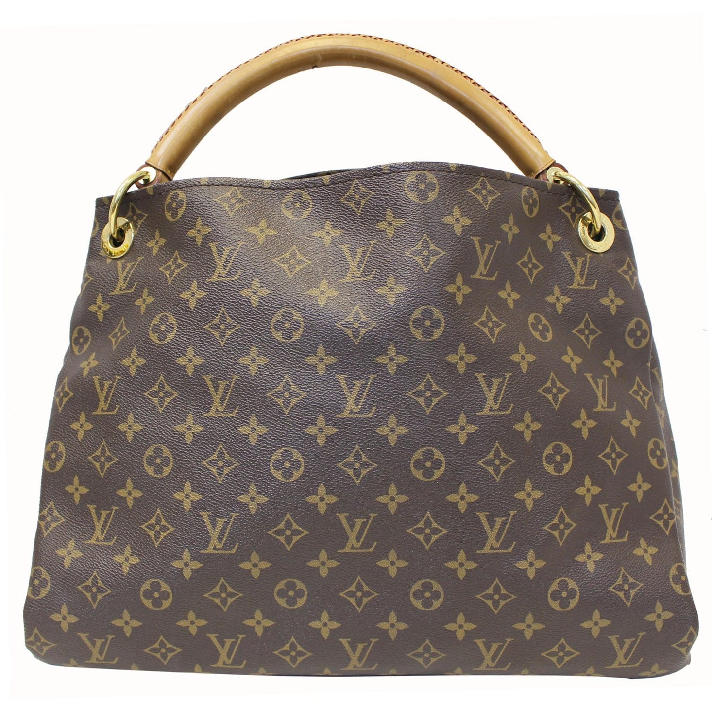 LOUIS VUITTON Artsy MM Monogram Canvas Shoulder Bag Brown