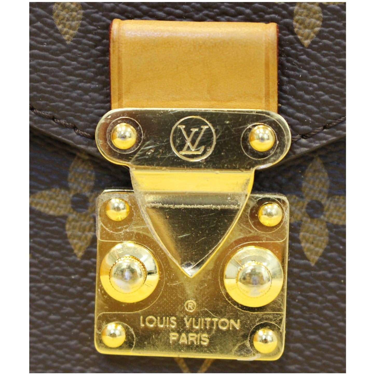 LOUIS VUITTON Metis Hobo Monogram Canvas Shoulder Bag Brown
