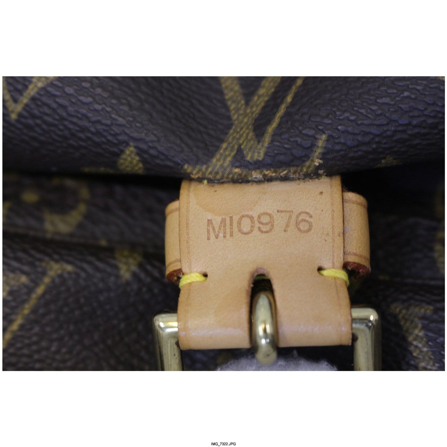 LOUIS VUITTON Montsouris GM Monogram Canvas Backpack Bag Brown