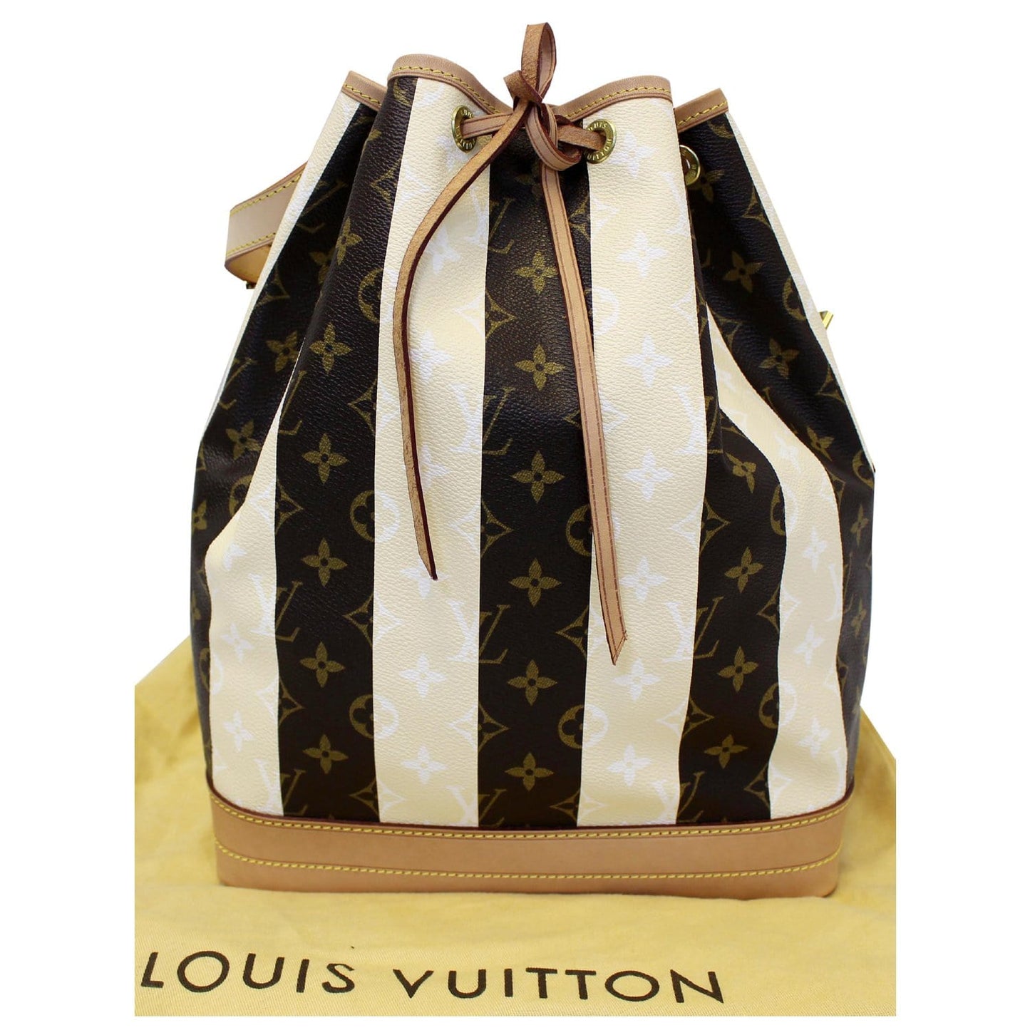 LOUIS VUITTON Noe Large Monogram Rayure Shoulder Bag