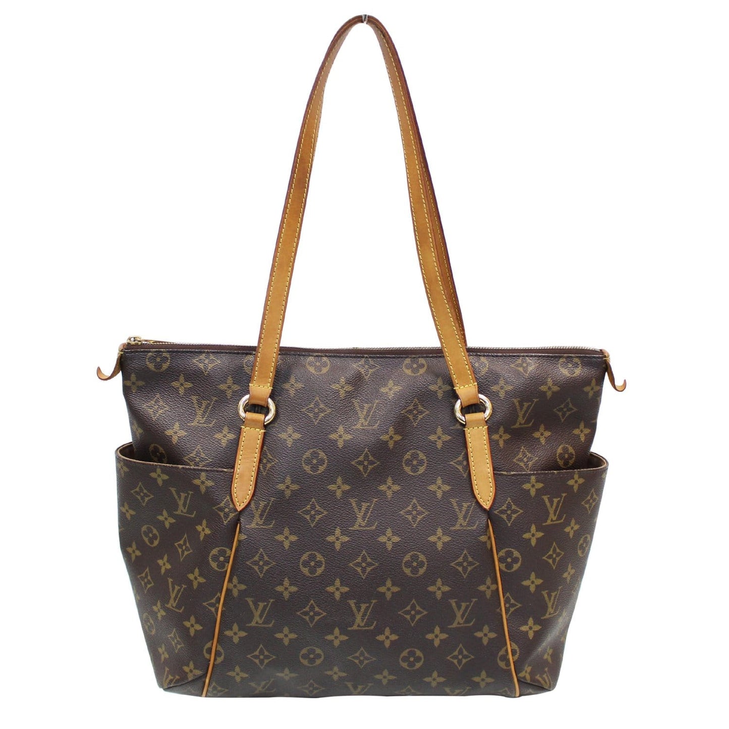 LOUIS VUITTON Totally MM Monogram Canvas Shoulder Bag Brown