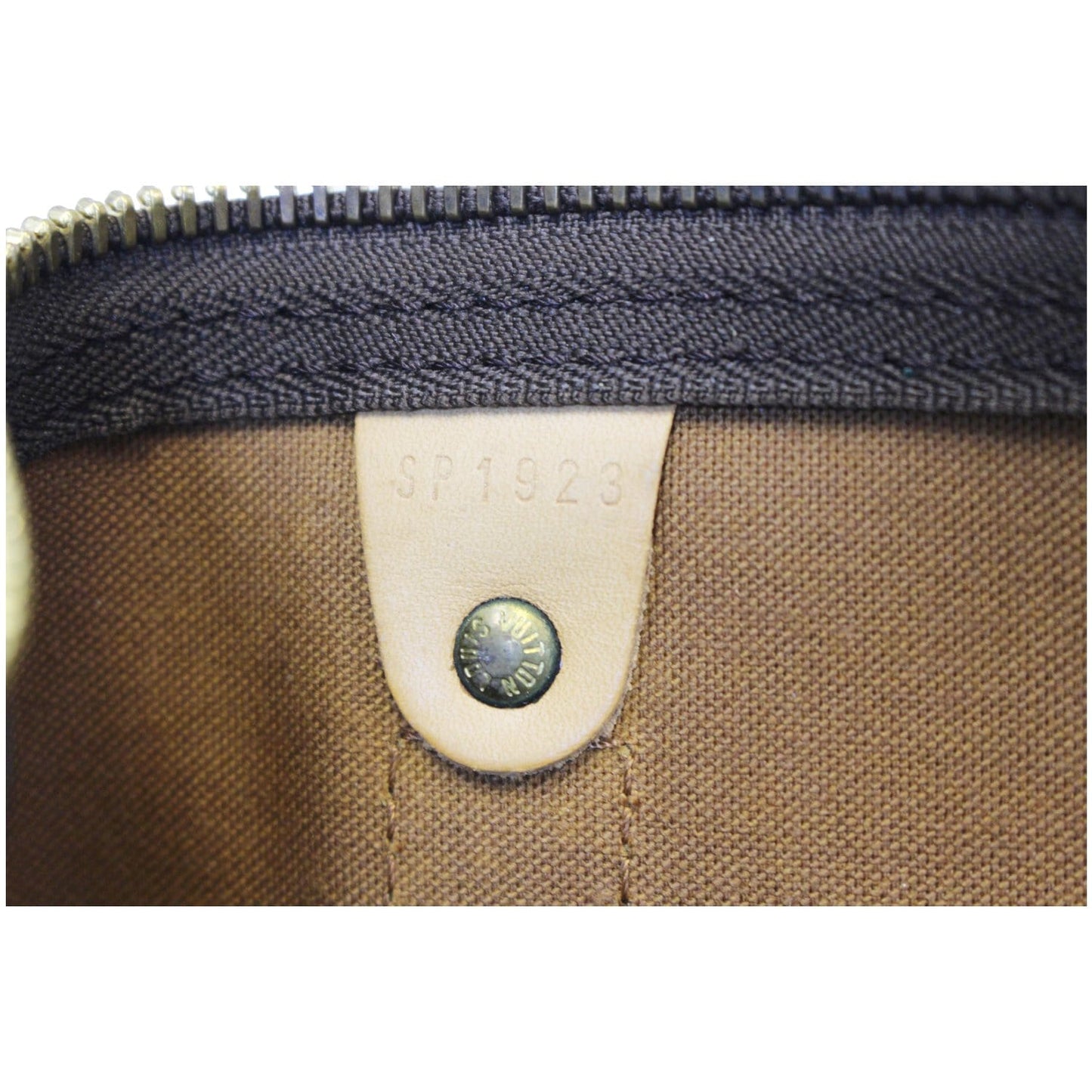 LOUIS VUITTON Keepall 45 Monogram Canvas Duffle Travel Bag Brown