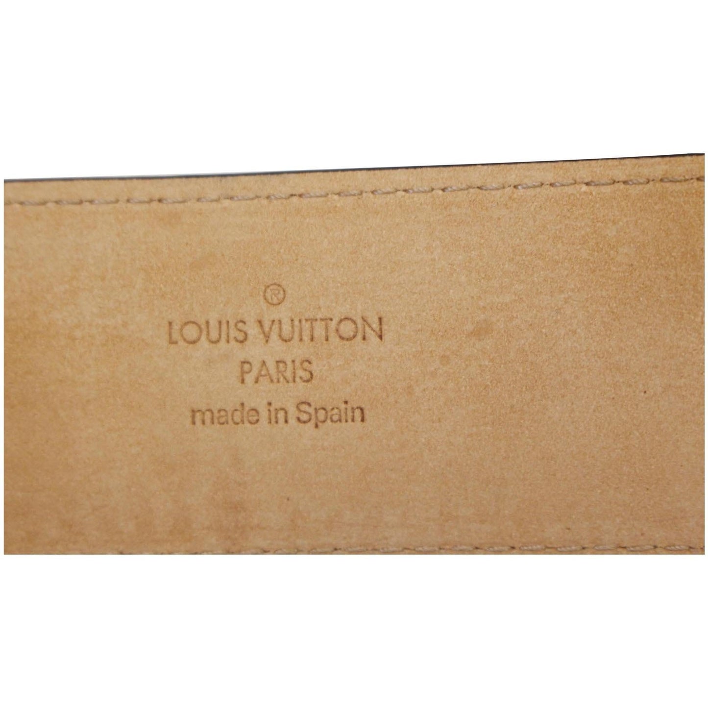 LOUIS VUITTON Monogram Canvas LV Initials Belt 110/44