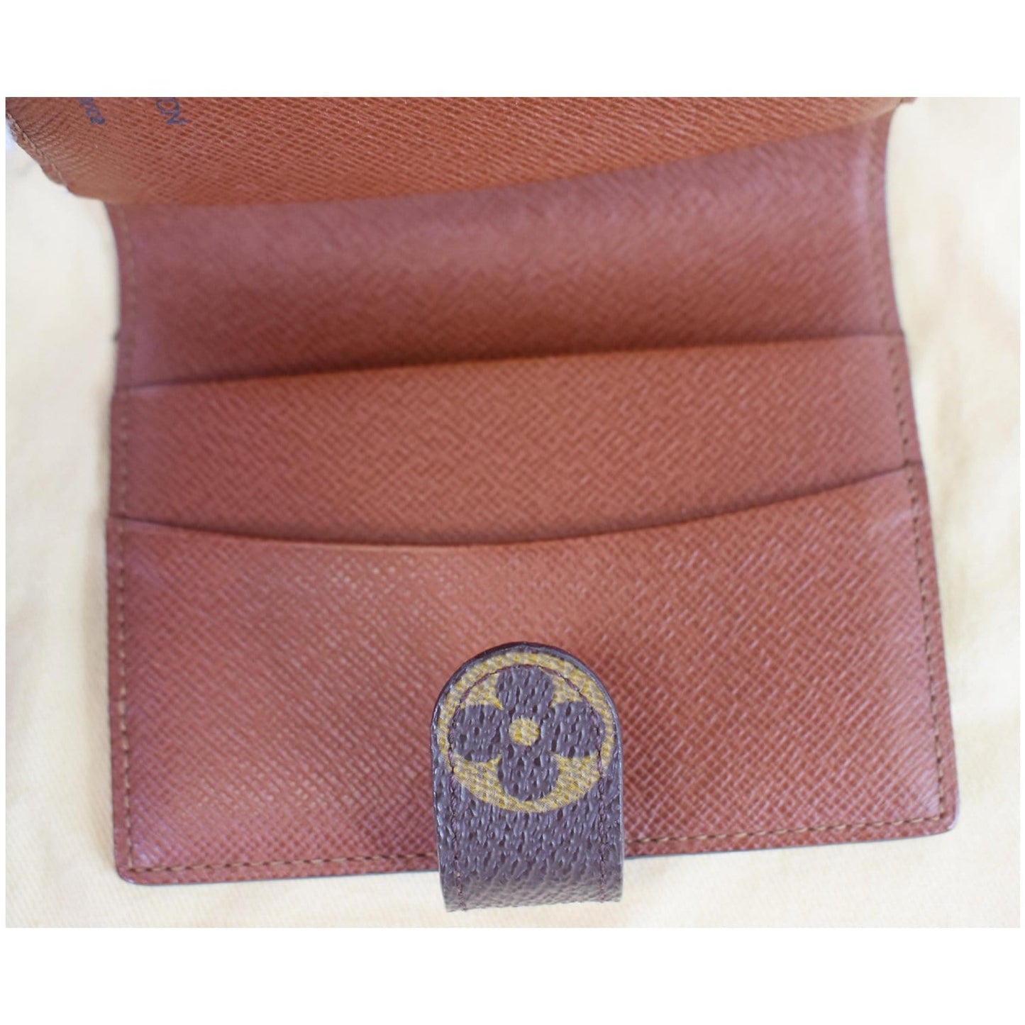LOUIS VUITTON Monogram Mini Agenda Notebook Cover Brown