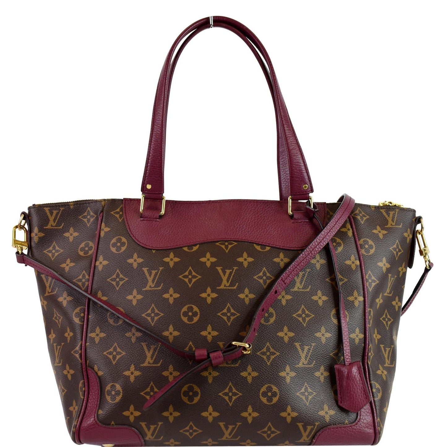 LOUIS VUITTON Estrela NM Monogram Canvas Shoulder Bag Raisin
