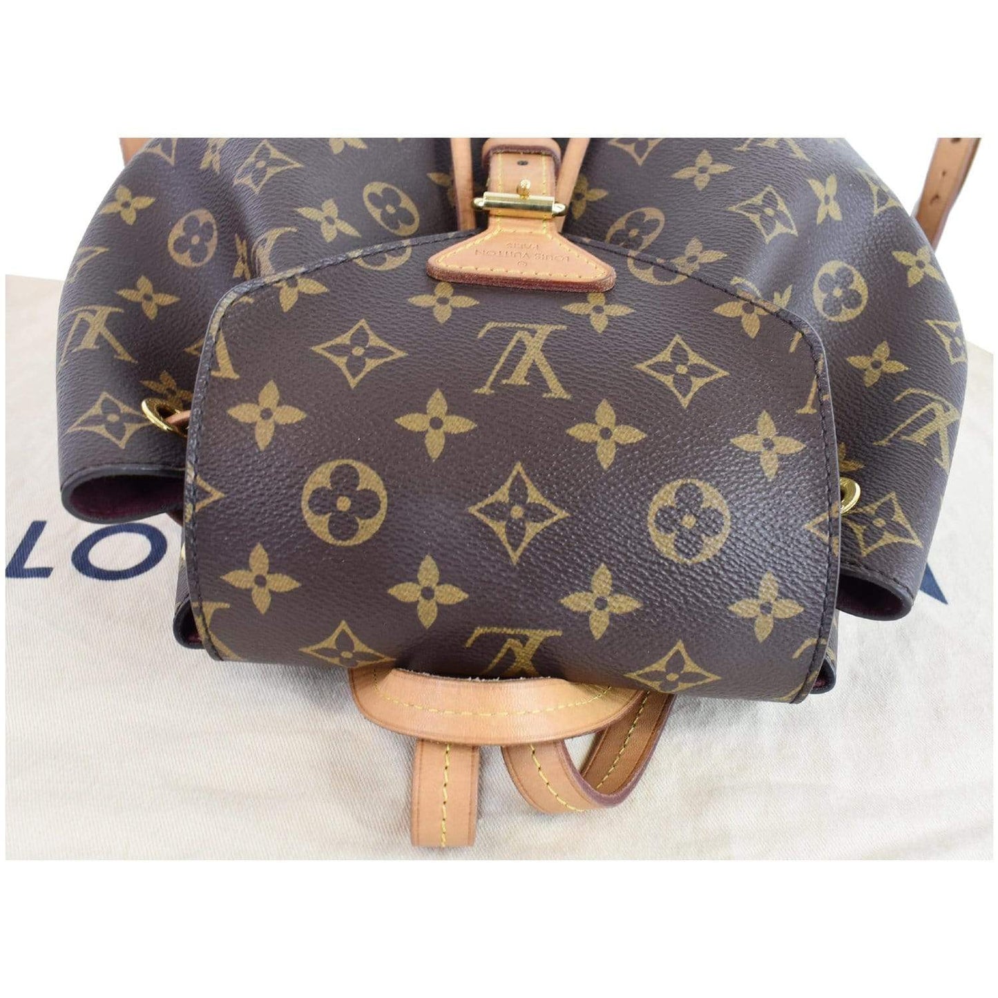LOUIS VUITTON Montsouris NM Monogram Canvas Backpack Bag Brown - 15% OFF