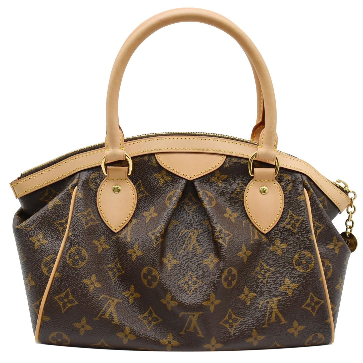 LOUIS VUITTON Tivoli PM Monogram Canvas Shoulder Bag Brown