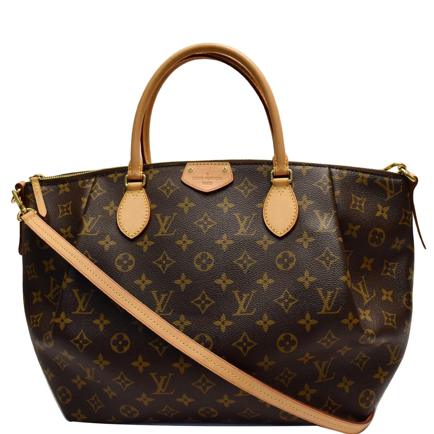 LOUIS VUITTON Turenne GM Monogram Canvas 2 Way Shoulder Bag Brown