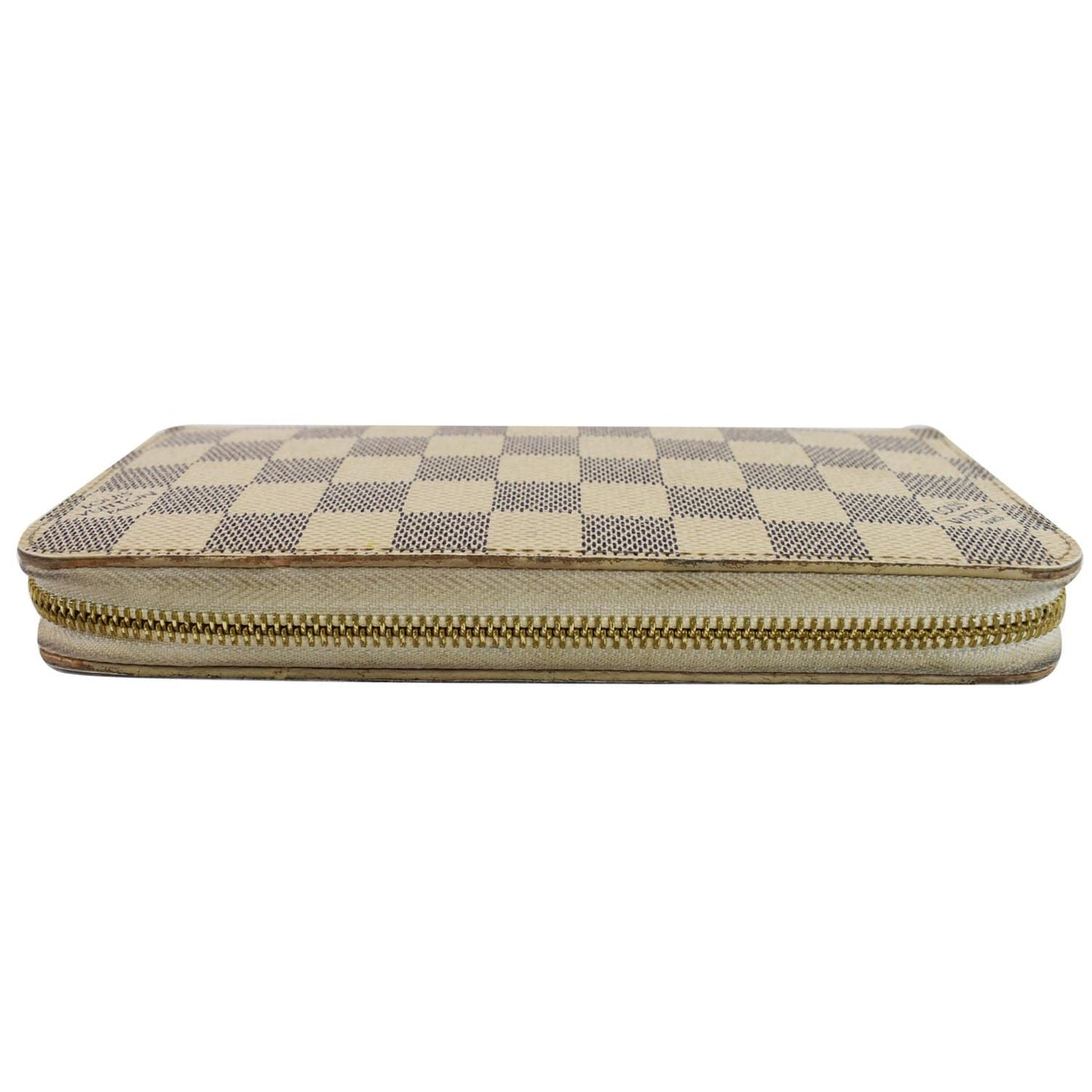 LOUIS VUITTON Damier Azur Zippy Long Wallet White - 20% OFF