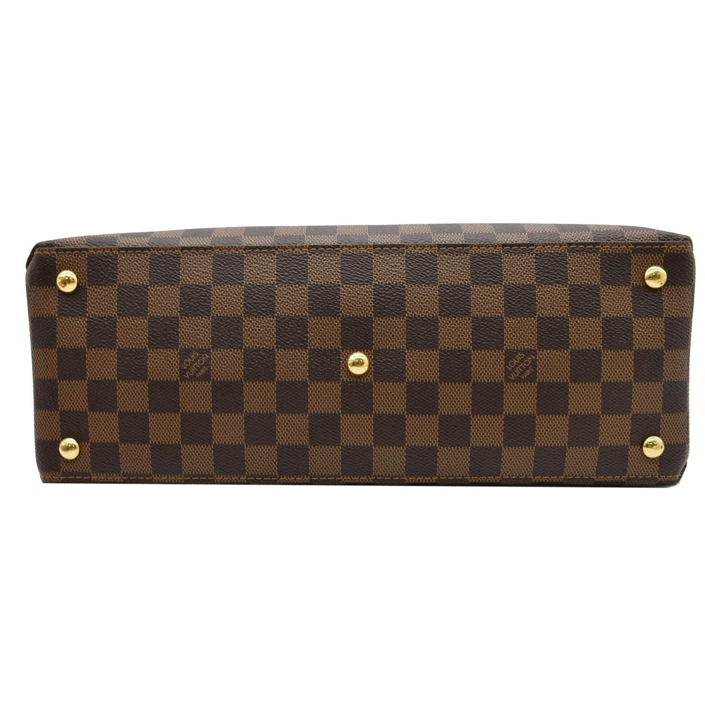 LOUIS VUITTON LV Riverside Damier Ebene Shoulder Bag Brown