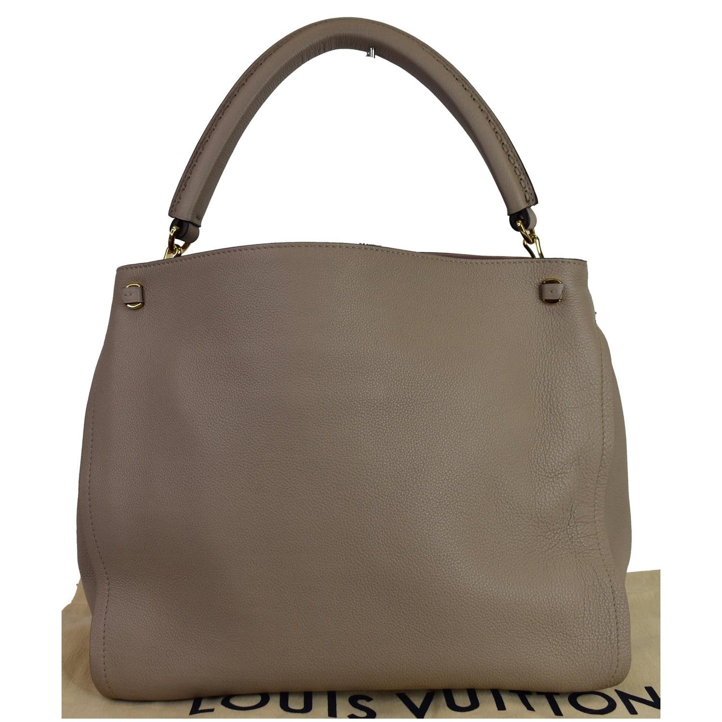 LOUIS VUITTON Tournon Taurillon Leather Hobo Bag Galet