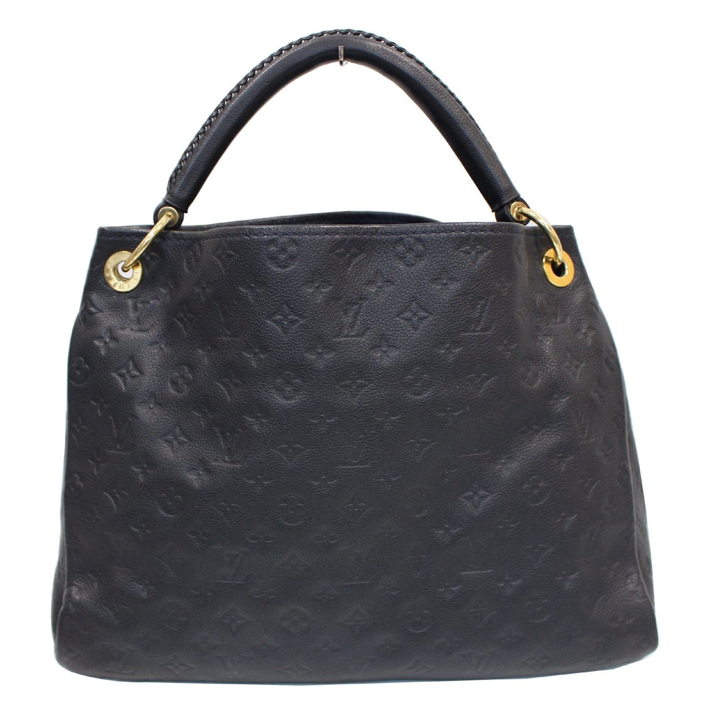 LOUIS VUITTON Artsy MM Empreinte Leather Shoulder Bag Black