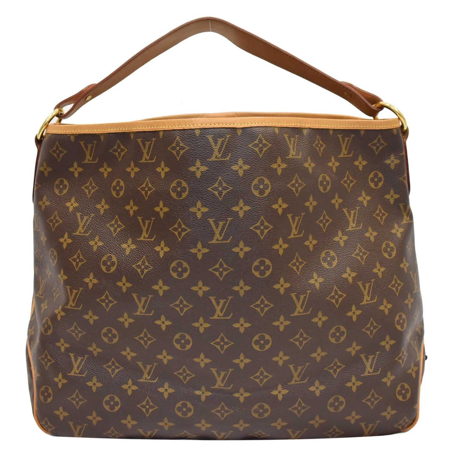 LOUIS VUITTON Delightful GM Monogram Canvas  Shoulder Bag Brown