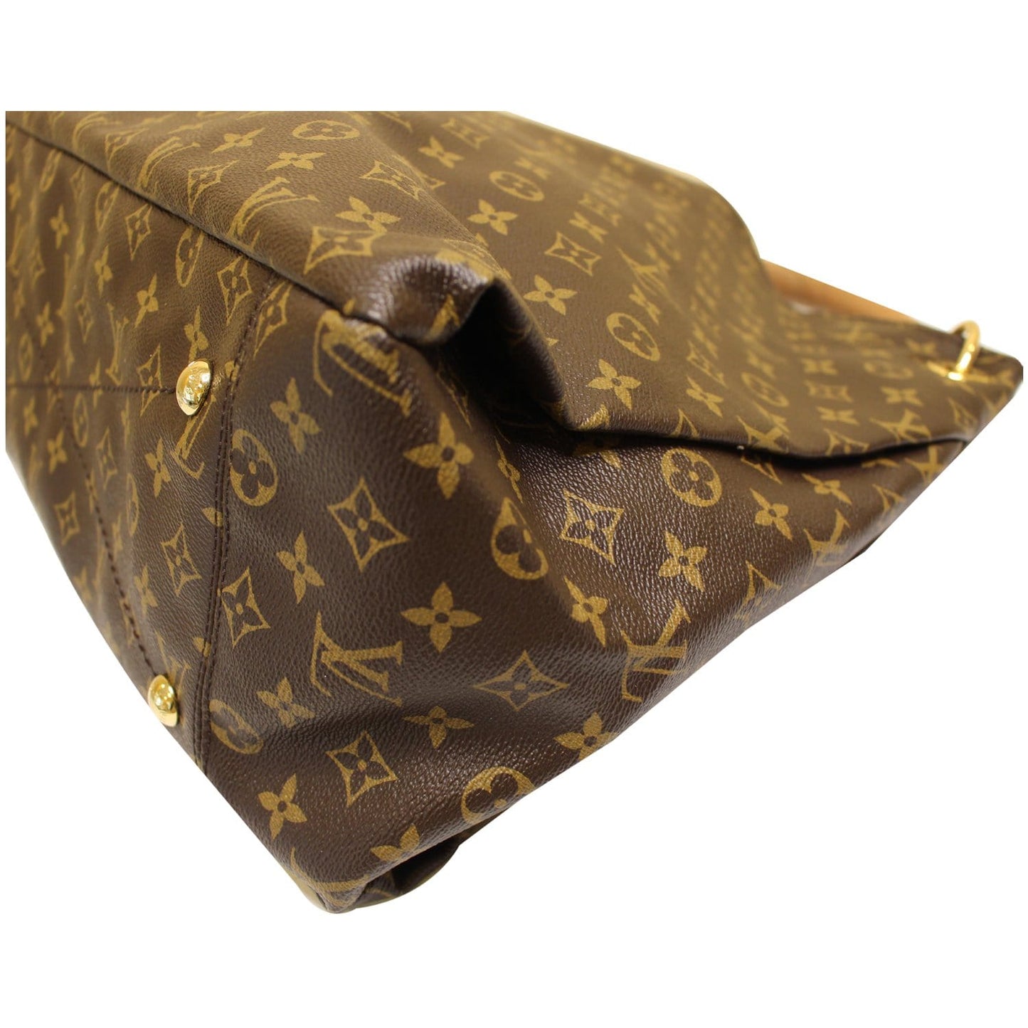 LOUIS VUITTON Artsy GM Monogram Canvas Shoulder Bag Brown