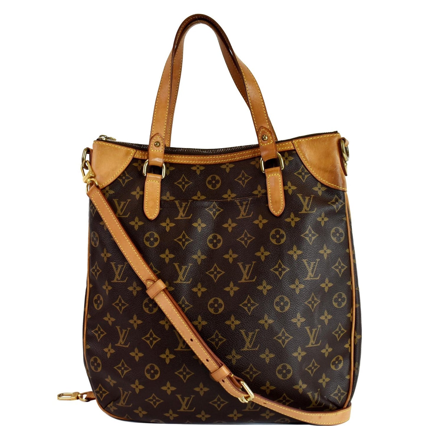 LOUIS VUITTON Odeon GM Monogram Canvas Shoulder Bag Brown
