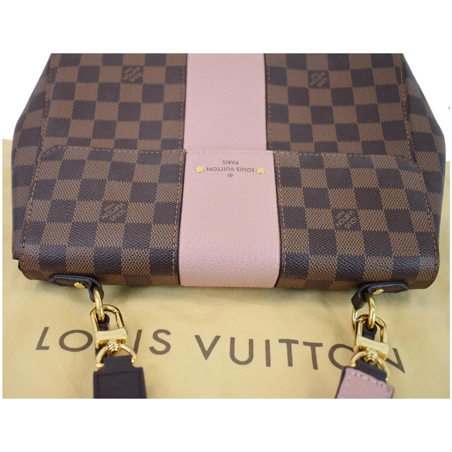 LOUIS VUITTON Bond Street Damier Ebene Shoulder Bag Magnolia