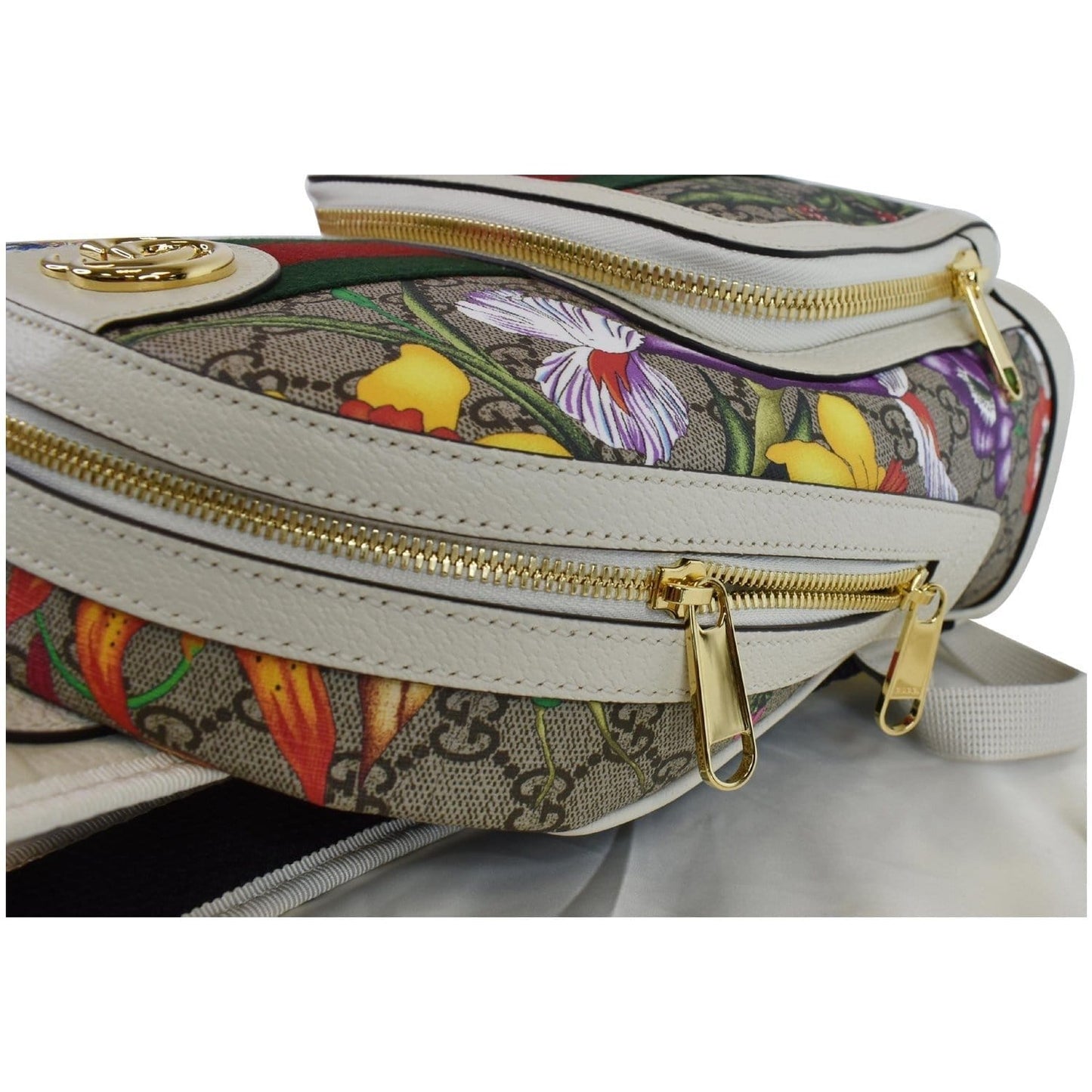 GUCCI Ophidia GG Flora Small Supreme Canvas Backpack Bag Beige 547965 - 20% OFF