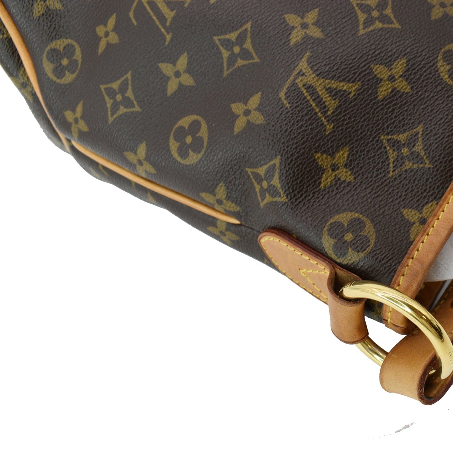 LOUIS VUITTON Delightful PM Monogram Canvas Shoulder Bag Brown