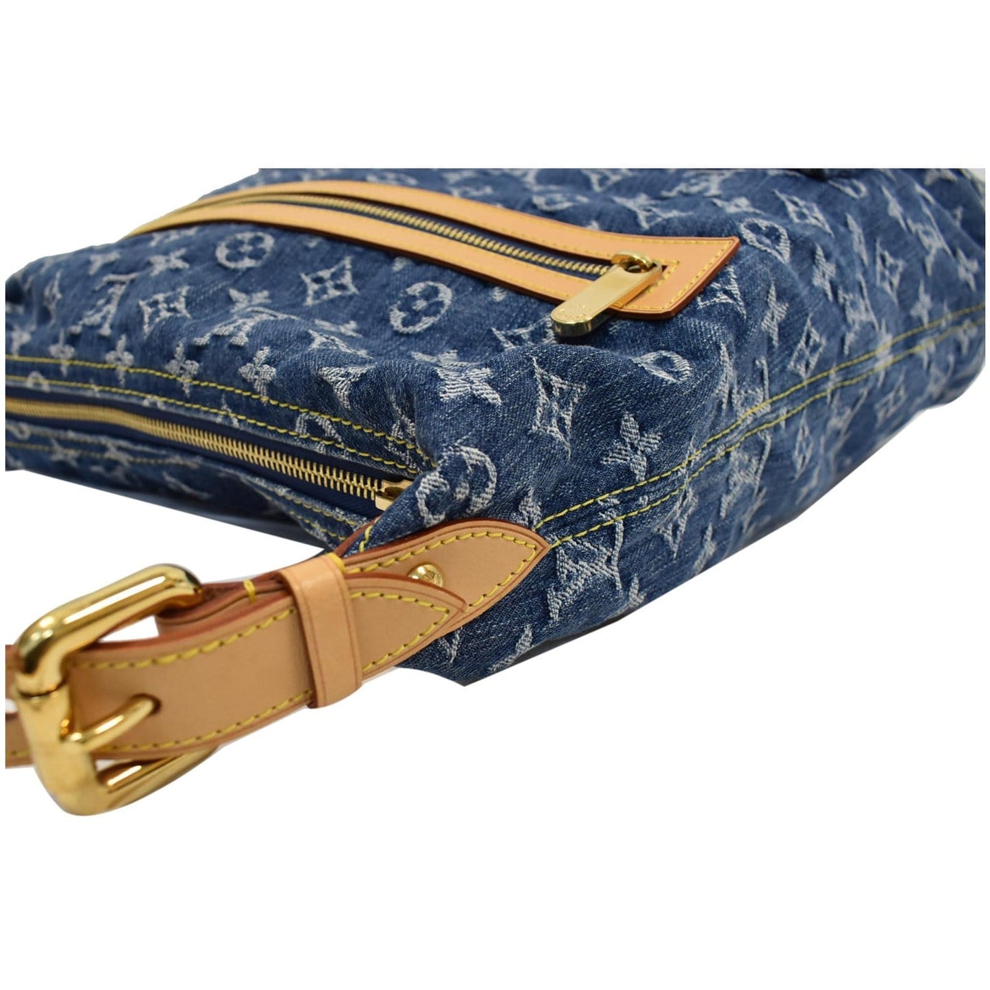 LOUIS VUITTON Baggy GM Monogram Denim Hobo Bag Blue