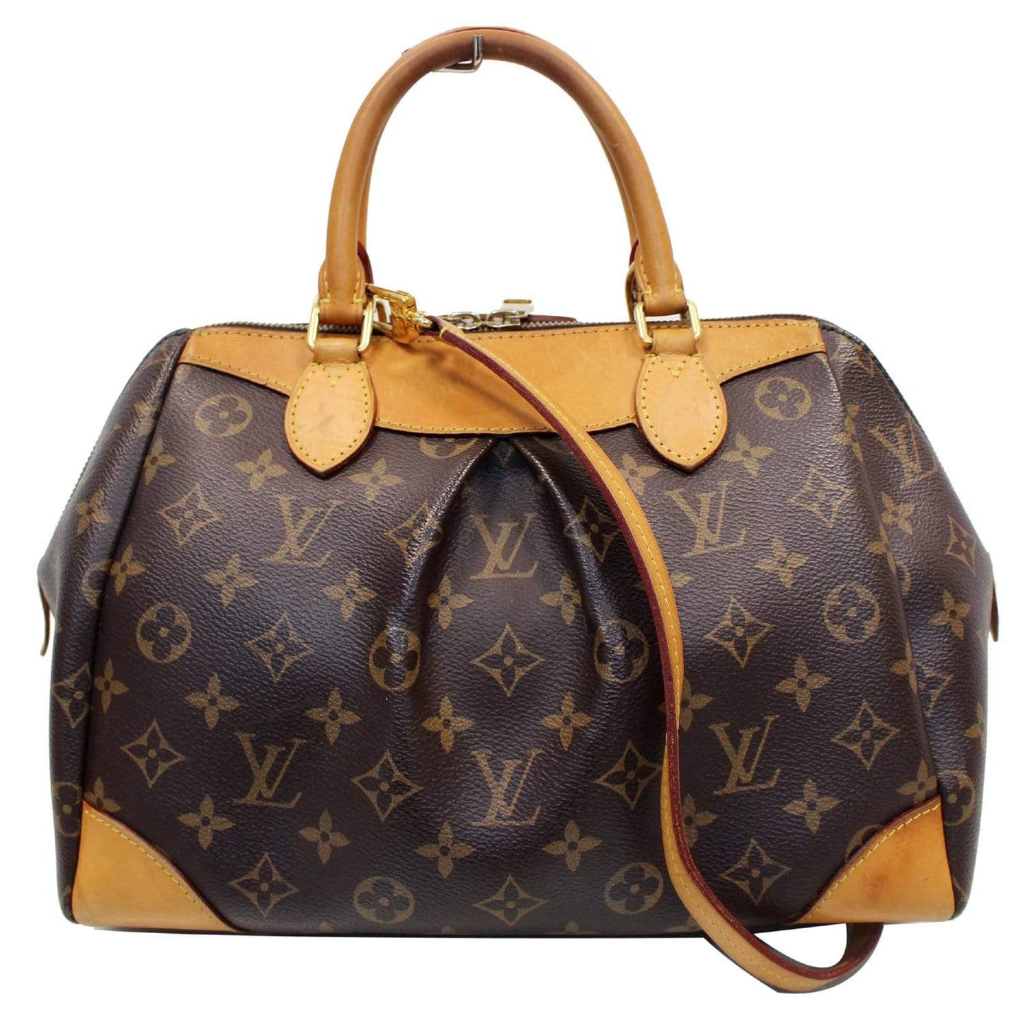 LOUIS VUITTON Segur Monogram Canvas Shoulder Bag Brown - 20% OFF