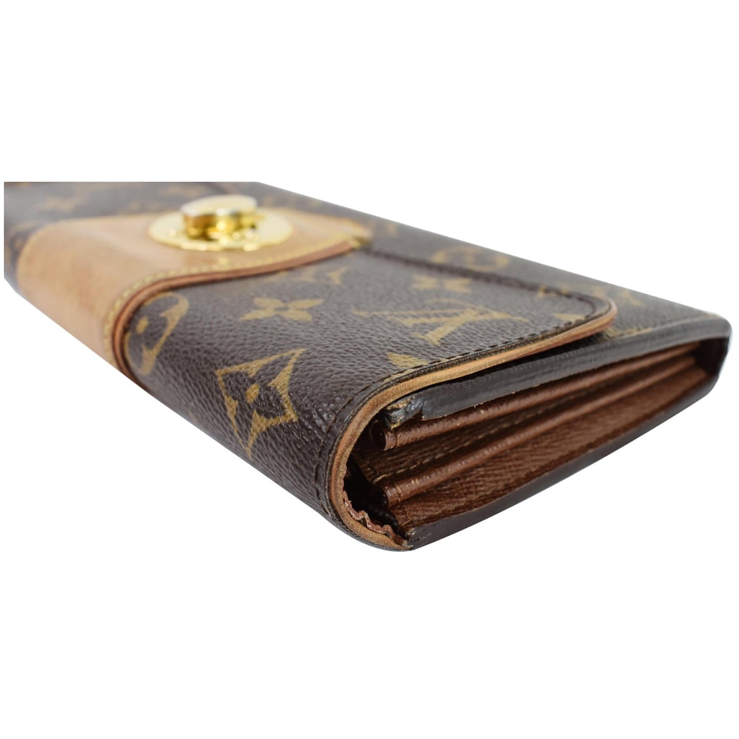 LOUIS VUITTON Monogram Canvas Boetie Wallet Brown