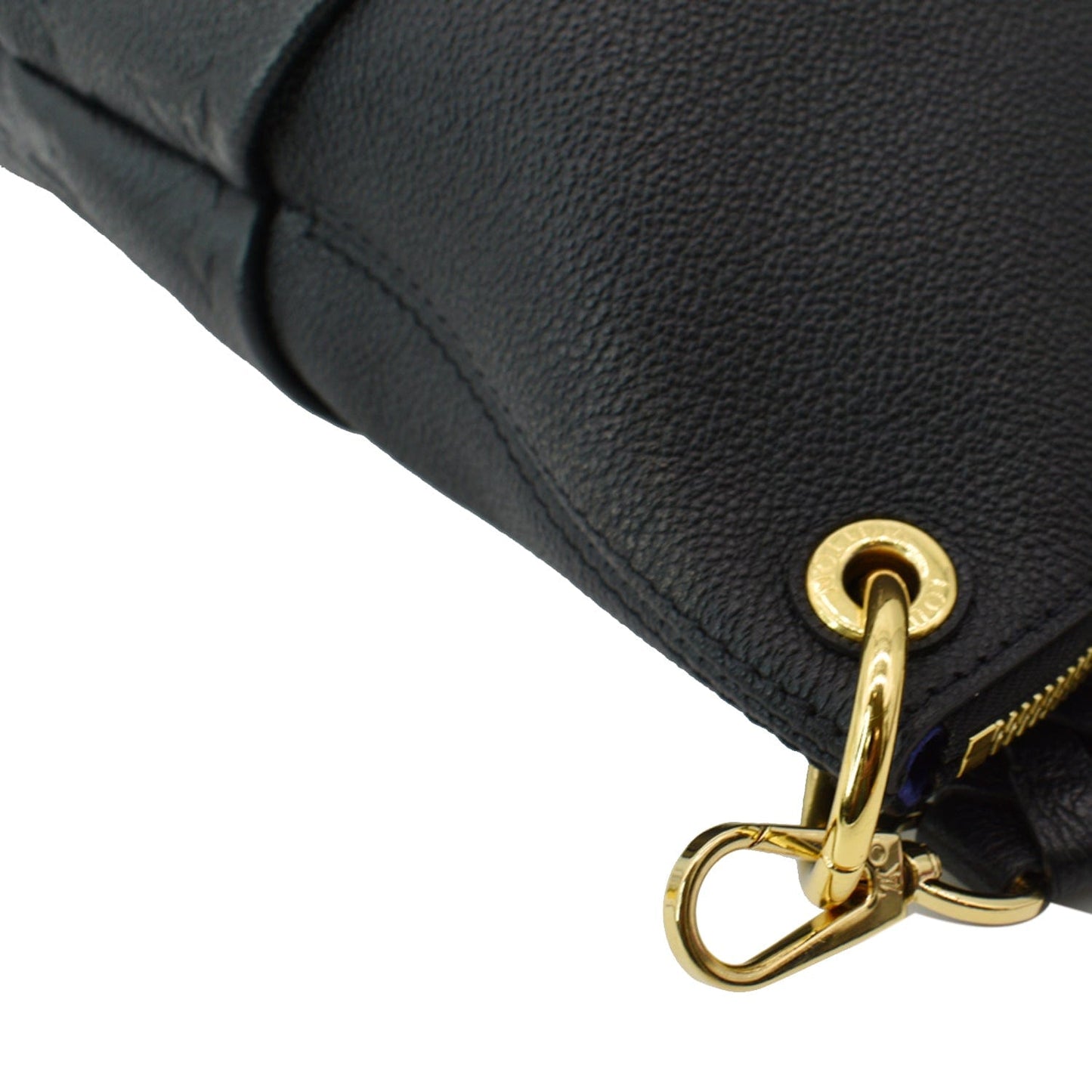 LOUIS VUITTON Maida Monogram Empreinte Leather Hobo Bag Black