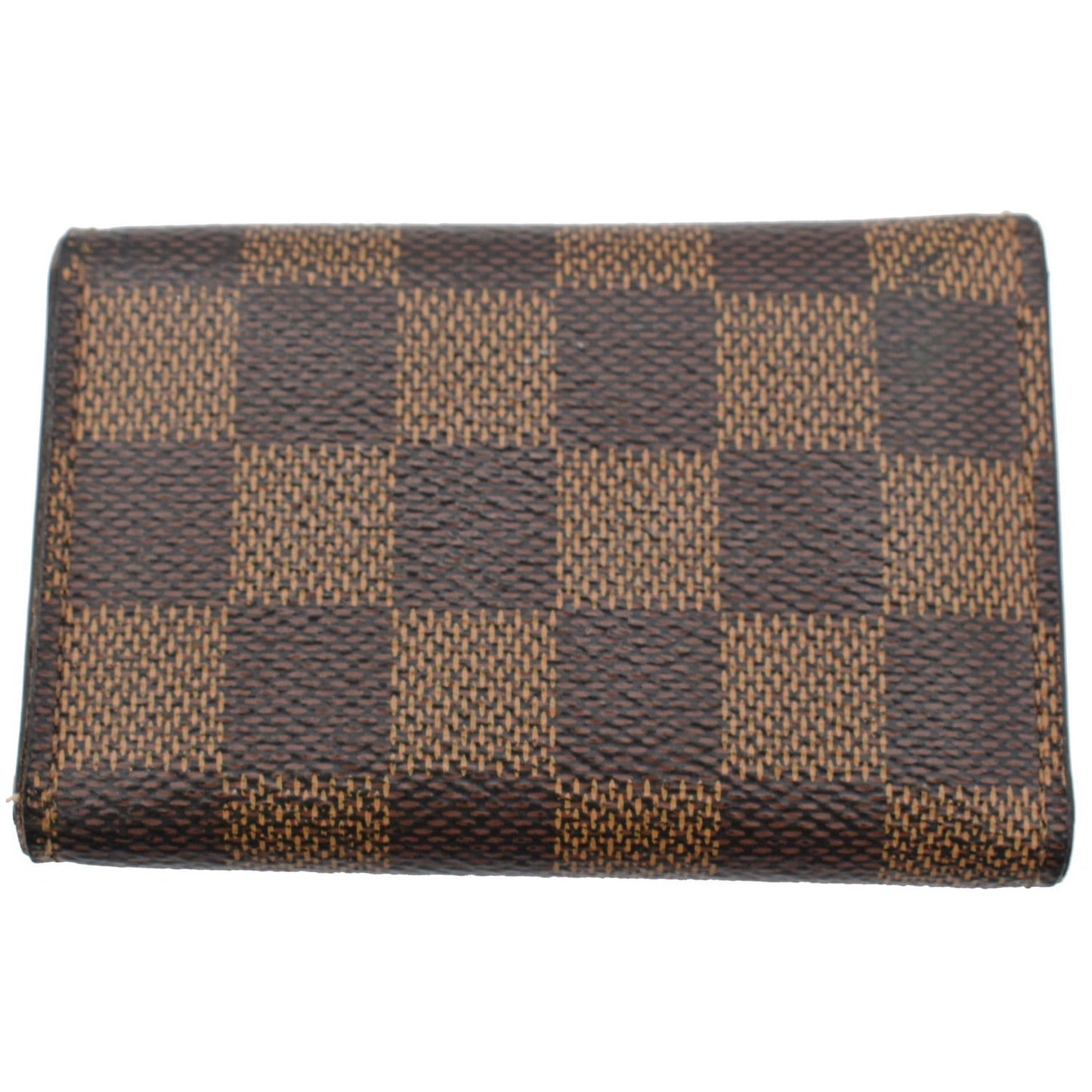 LOUIS VUITTON Damier Ebene 6 Key Holder Rose Ballerine