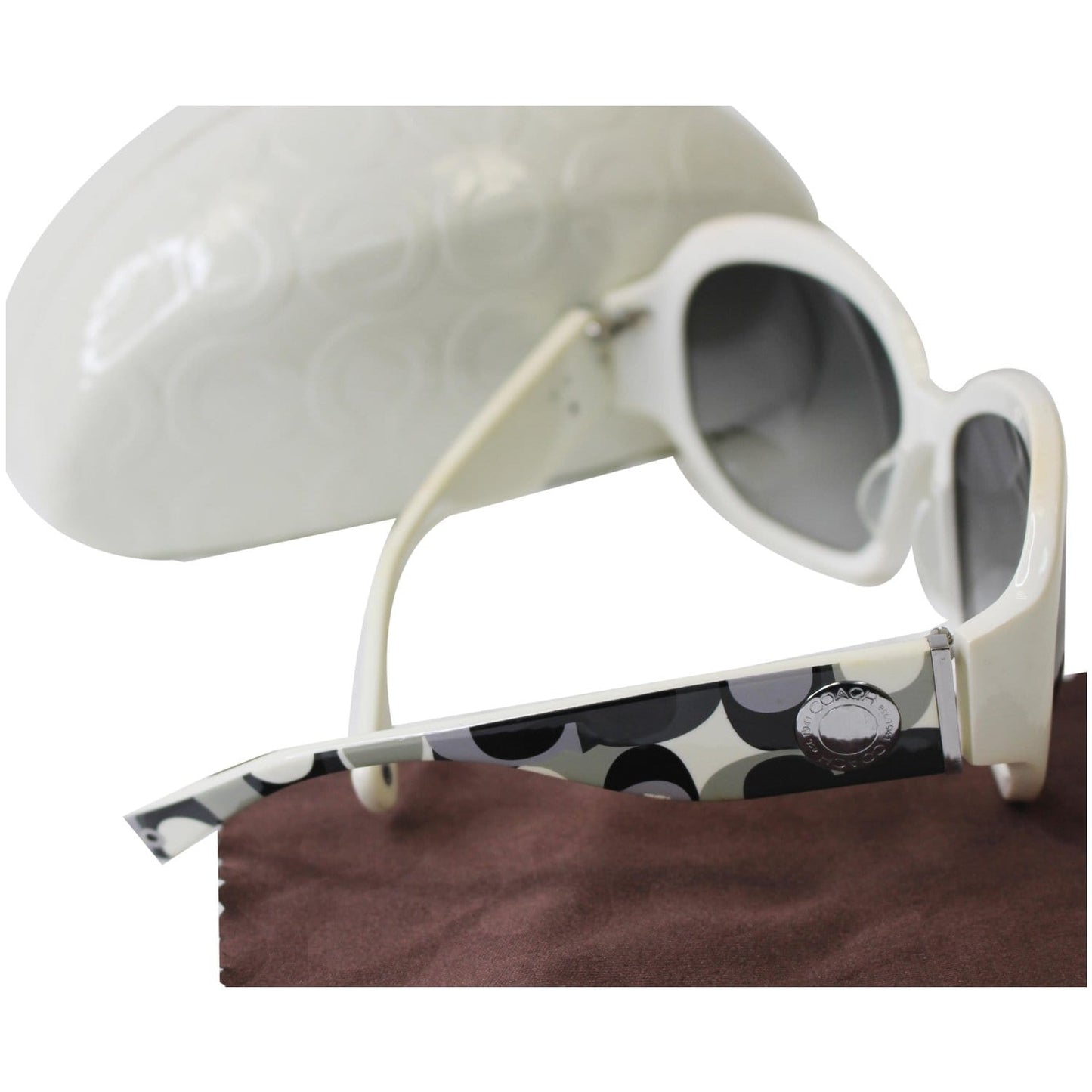 COACH Arabella S8025 Sunglasses White